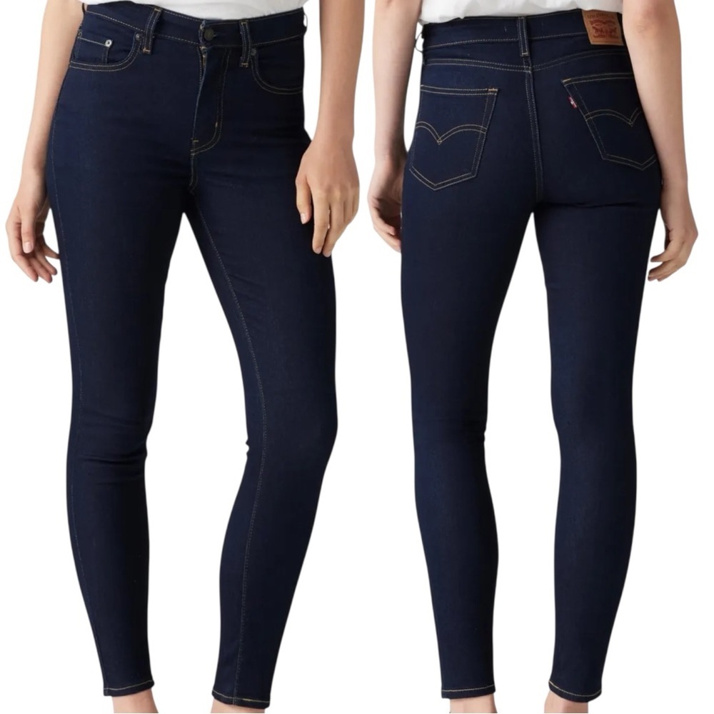 Levi’s 721 High-Rise Skinny Stellar Stretch Dark Wash W32 L30